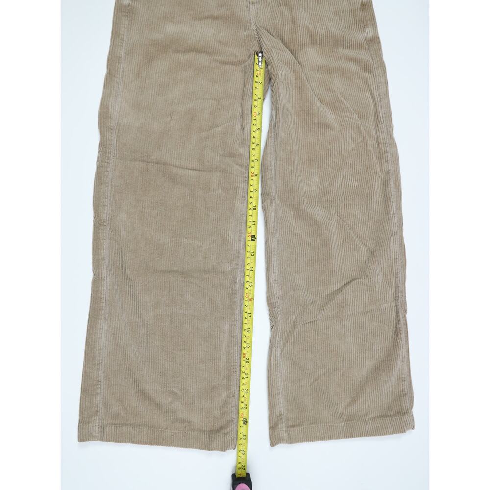 L’AGENCE Scottie Wide Leg Corduroy Pants 26 High Rise Beige Taupe Quiet Luxury - Picture 10 of 14